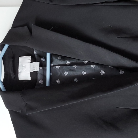 H&M long sleeve black blazer jacket 2 - Picture 5 of 14